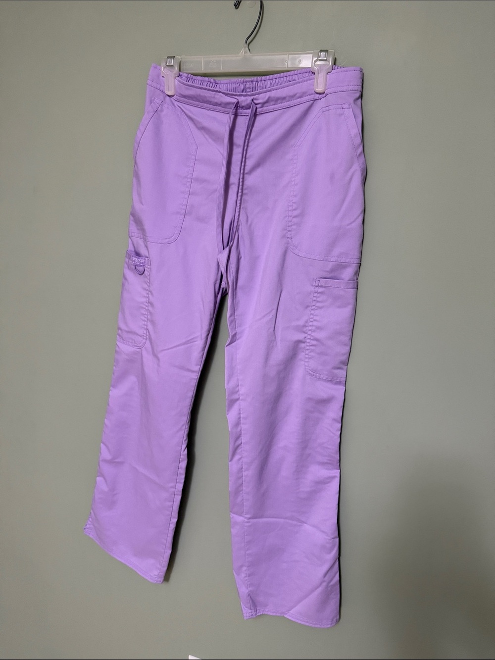 Cherokee Workwear Core Stretch Lavender Scrub Pants Small